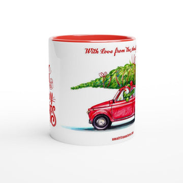 We wish you a Merry Christmas White 11oz Mug - AMALFITANA STORE